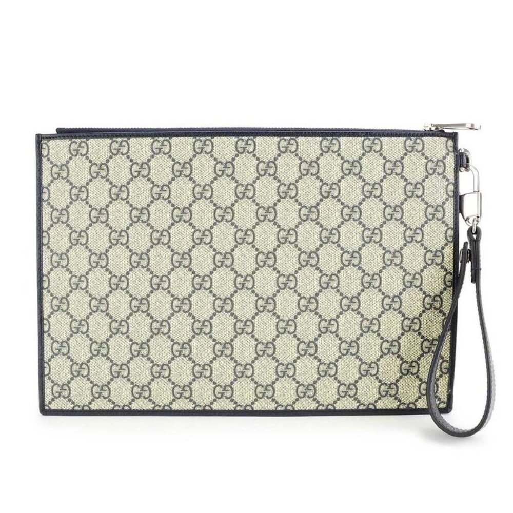 Gucci Clutch Bag Interlocking G Beige Ebony - Picture 2 of 9